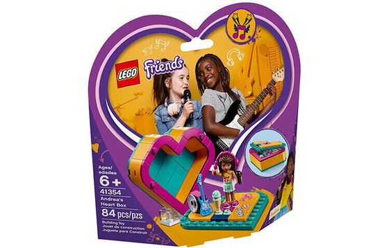 LEGO Good Friend Collection Andrea&#39;s Heart Treasure Box Building Blocks 84 шт. 41354