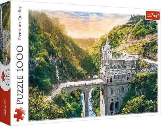 Trefl Puzzle 1000 Sanktuarium Las Lajas, Kolumbia TREFL