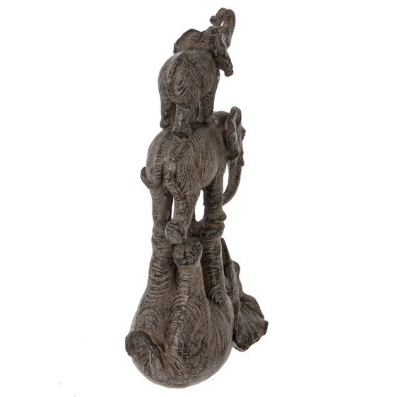 Фигурка декоративная &quot;Слоны&quot;, Д15 Ш7,5 В25 см