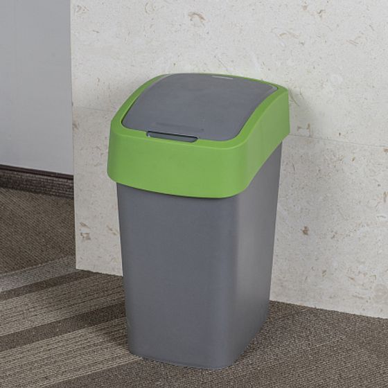 Контейнер для мусора FLIP BIN 25л зеленый