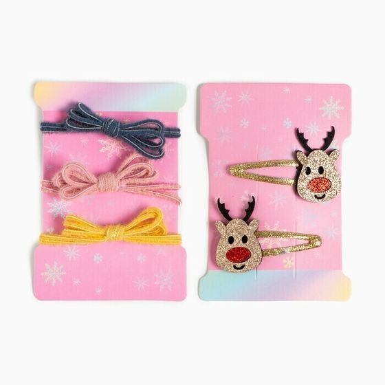 !09 Набор подарочный Merry Catmas, плед и аксессуары(Блокнот, Заколка, Игрушка, Маска для сна, Носки, Плед, Резинка)