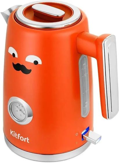 Чайник электрический Kitfort КТ-6144-3 1.7л 2200Вт красный