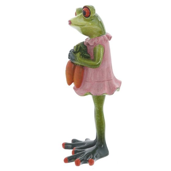 Фигурка декоративная "Лягушка", L6,5 W6 H15,5 см