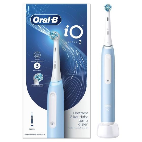 Зубная щетка электрическая Oral-B IO3 ICE синий