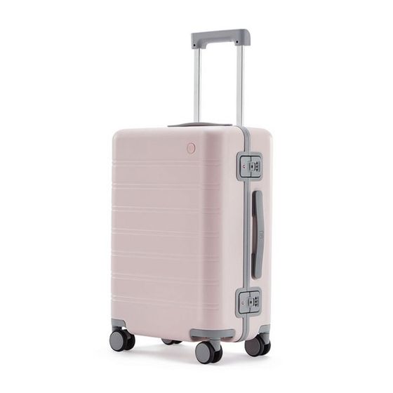 Чемодан NINETYGO Manhattan Frame Luggage, 20&quot;, 39л, TSA замок, розовый