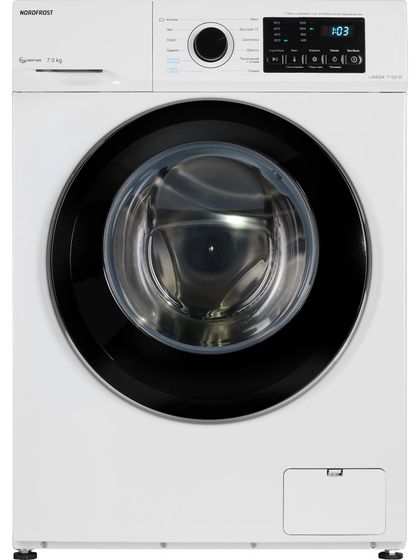 Стиральная машина NordFrost i-WSQ4 7120 W белый 7кг 1200 об/мин