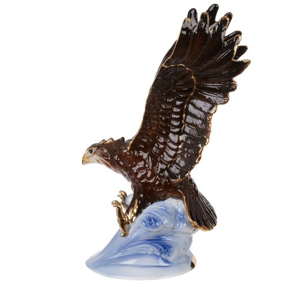 Фигурка декоративная "Орел", L16 W9 H27 см, 1 штука, дизайн микс