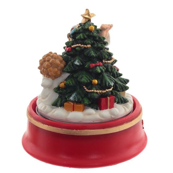 Фигурка декоративная с муз и движ&quot;Елочка&quot;, L11 W11 H12,5 см