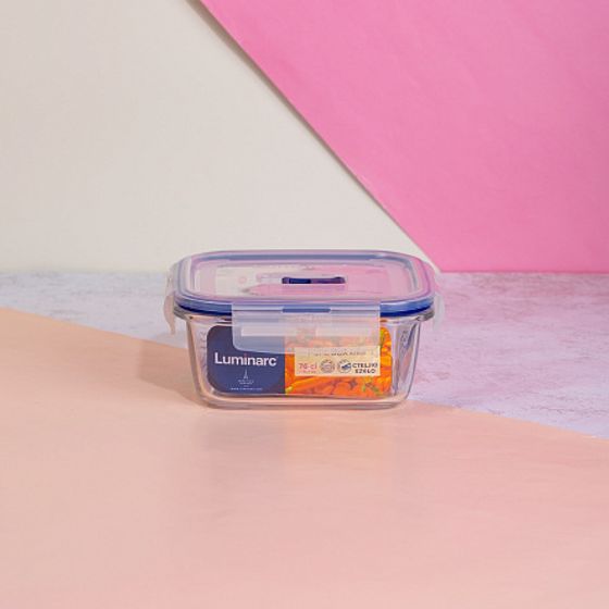 Контейнер стеклянный PUREBOX ACTIVE квадратный 760мл