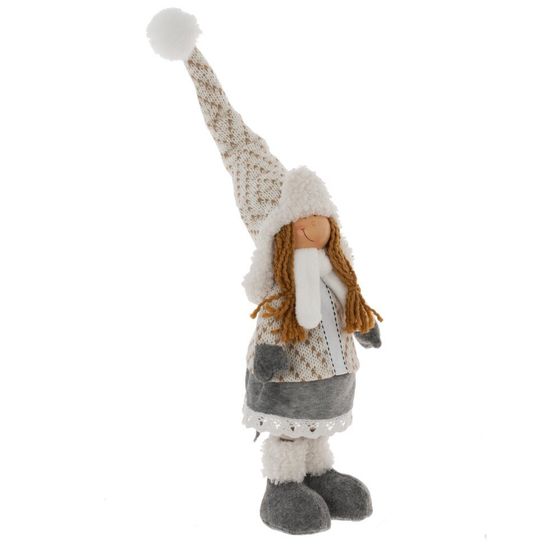 Игрушка набивная &quot;Девочка&quot;, L12 W10 H49/29 см