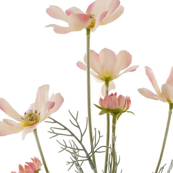 Цветок искусственный "Космея", L14 W14 H60 см