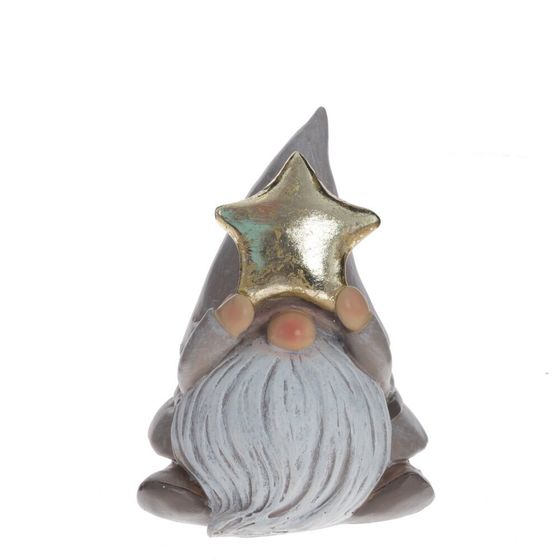 Фигурка декоративная &quot;Гном&quot;, L8 W7,5 H10,5 см, 2в.