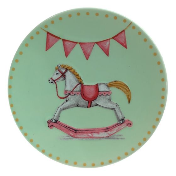 Тарелка &quot;Лошадка&quot;, L15 W15 H1,5 см
