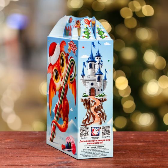 !09 Набор 10 штук - Подарочная коробка "Глазастики" , ПОДАРОК 17 х 6,8 х 20,8 см