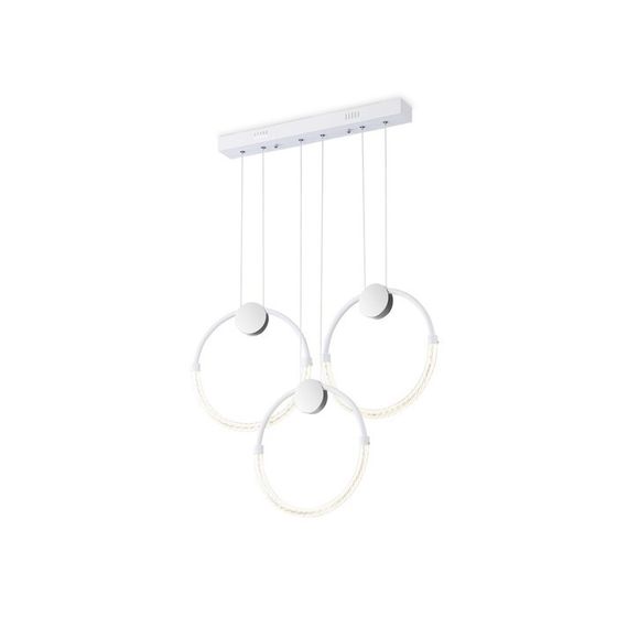 Светильник светодиодный подвесной Ambrella light, Line, FL10595, LED, 34 Вт, 2550Lum, 4200К, цвет белый, хром