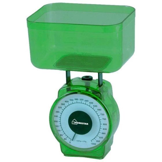 Весы кухонные механические Homestar HS-3004М 1кг зеленый