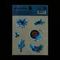 !09 Наклейка (набор 2 штуки) со светящимся слоем «Природные композиции», 10,5 х 14,8 см.