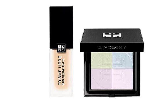 GIVENCHY Soft Light Foundation Powder Limited Edition Box Makeup Sets Long-Lasting Complexion Natural 2-Piece Set