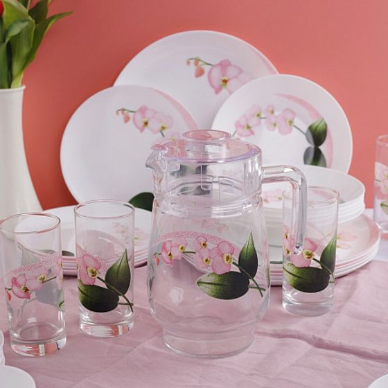 Набор столовый ДИВАЛИ ПИНК ОРХИД 46пр