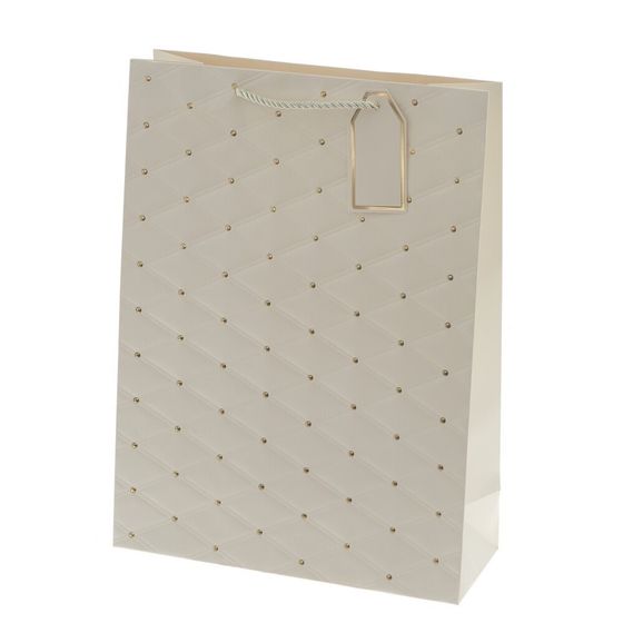 Пакет подарочный L (бумага 210г/м2, блок 12шт), L31 W12 H42 см, 4в.