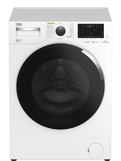Стиральная машина Beko WDW8564HT белый, стирка 8кг, сушка 5кг, 1400об/мин