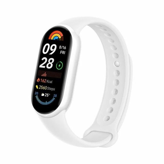 Фитнес-браслет Xiaomi Smart Band 9 Active 1.62&quot; регулируемый белый (BHR9441GL)
