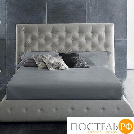 114911502-сгL02 Простыня Satin Luxe 215х220 Мистический серый