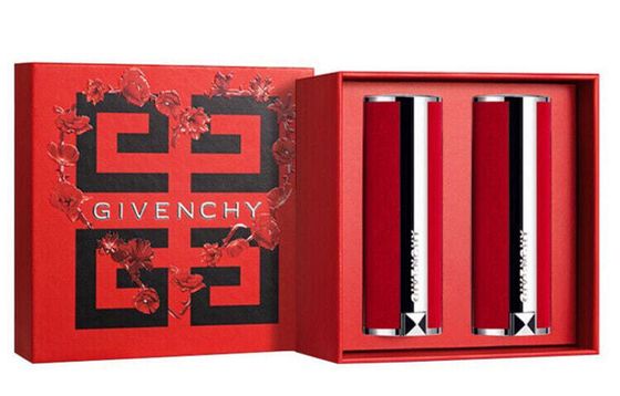 GIVENCHY Red Velour Makeup Sets Easy-to-Blend Long-Lasting Complexion N37+N36