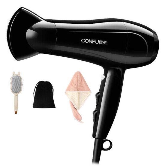 CONFU Hair Dryers 2000W Negative Ion Household Quick Dry High Airflow KF-5130