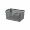 Корзинка ЛОФТ 5.3л 295х185х145мм с крышкой серая