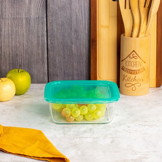 Контейнер стеклянный KEEP'N'BOX квадратный 1220мл