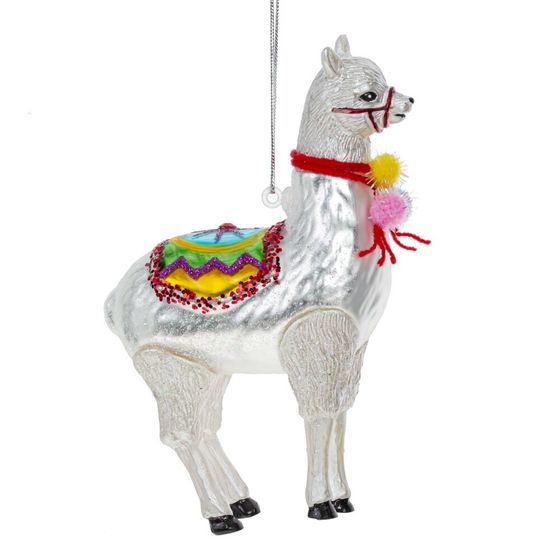 Украшение новогоднее &quot;Лама, L8 W3,5 H12,5 см, 2в.(цена за один вид)