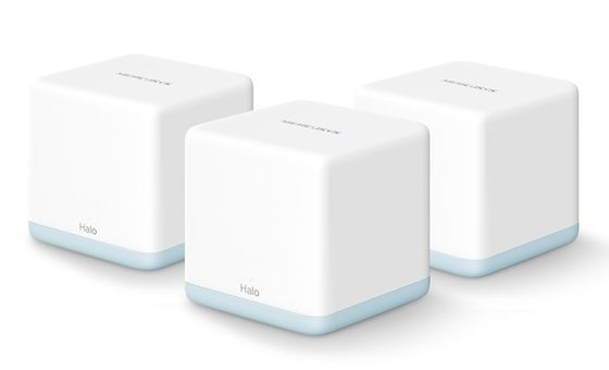 Mesh-система Mercusys Halo H30(3-pack) AC1200 10/100/1000BASE-TX компл.:устройство/крепления/адаптер белый (упак.:3шт)