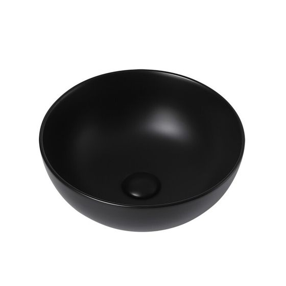 Раковина ABBER Bequem AC2105MB, накладная, 360х360х145 мм, черная, матовая
