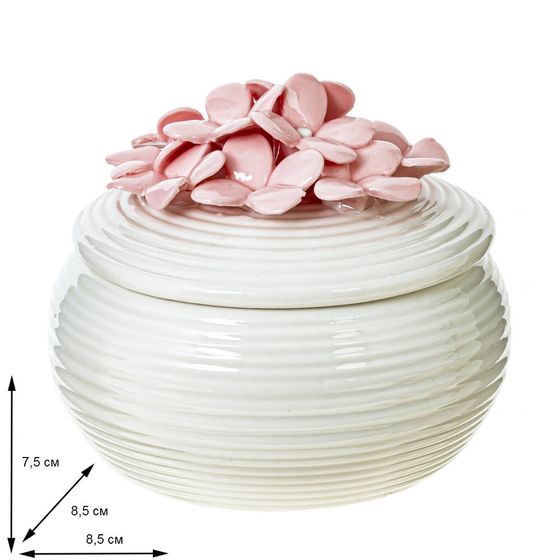 Шкатулка, L9 W9 H7 см