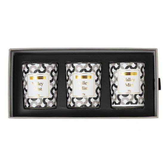 Набор из 3-х свечей ароматических, D 4.5 см, L20,5 W10 H5,5 см