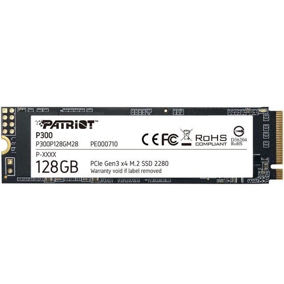 Накопитель SSD 128Gb Patriot PCI-E 3.0 x4 M.2 2280 P300P128GM28 P300