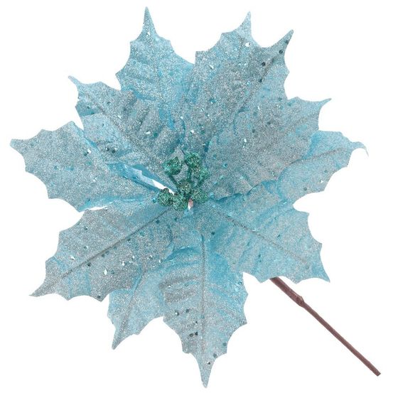 Цветок искусственный &quot;Пуансеттия&quot;, L27 W27 H30 см, 3в.