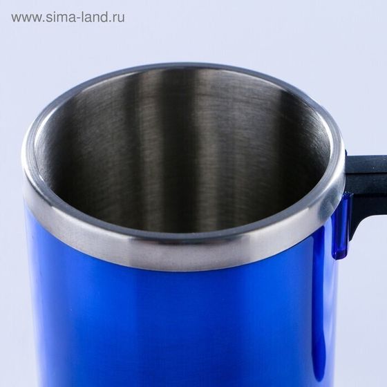 !09 Термокружка, 450 мл, Алтай, сохраняет тепло 2 ч, 11 х 12 см, синяя