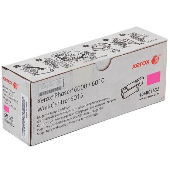 Тонер Картридж Xerox 106R01632 пурпурный для Xerox Ph 6000/6010N/WC 6015 (1000стр.)