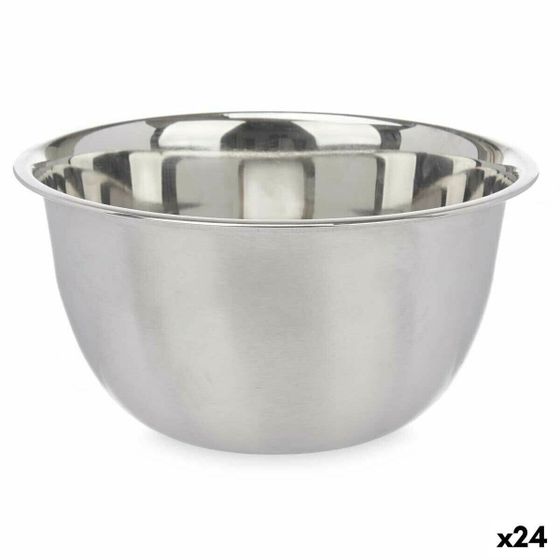 Миска Серебристого цвета Сталь с антипригарным покрытием 3,6 л 24 x 12,5 x 24 см (24 шт.)
