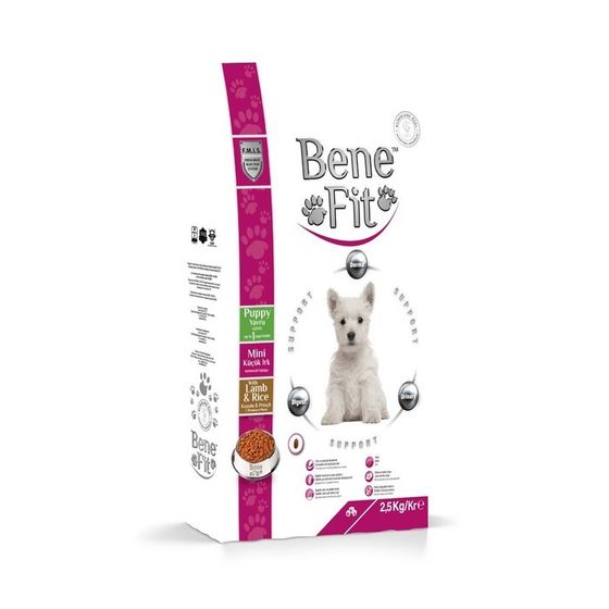 Сухой корм для щенков Benefit Puppy Mini with Lamb &amp; Rice, 2,5 кг