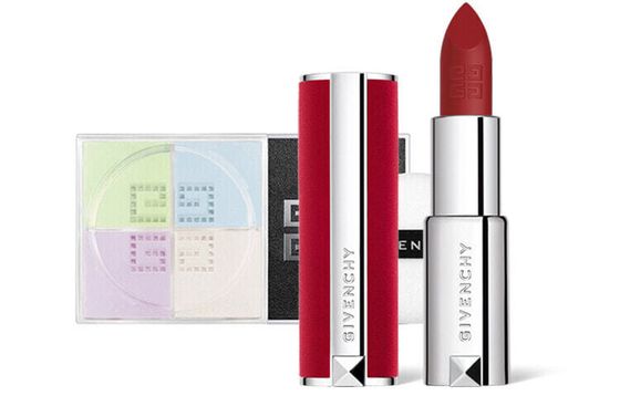 GIVENCHY Best-Selling Brand Makeup Sets Oil Control Shimmer Natural Long-Lasting Two-Piece Set