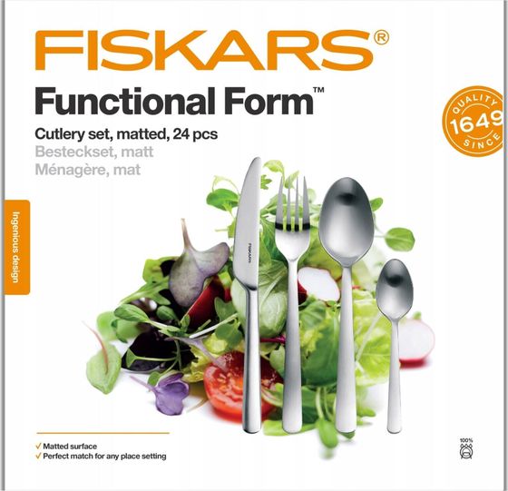 Fiskars FF serving tools set matte 24 pcs.