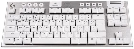 Клавиатура Logitech G915 TKL LIGHTSPEED LED игровая беспроводная белый (920-010117)