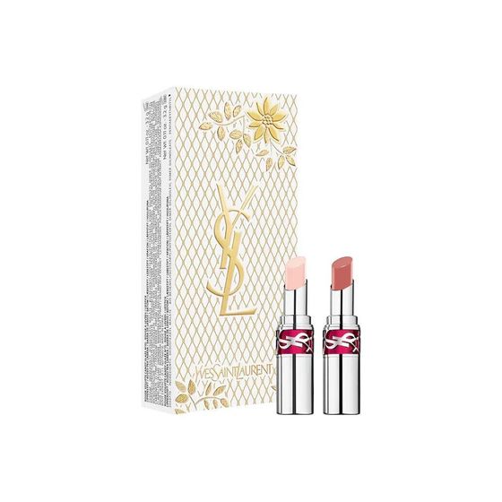 SAINT LAURENT 2024 Christmas Limited Candy Glaze Lip Stain Makeup Sets Easy-to-Blend Natural 3.2g+3.2g