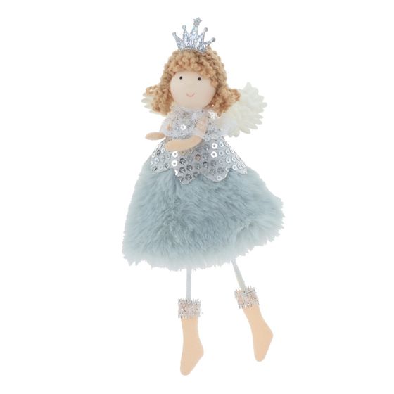 Изделие декоративное подвесное "Ангел", L9 W4 H17 см, 3в.