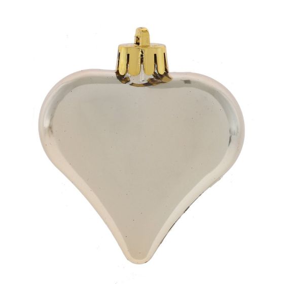 Набор из 6шт Украшение новогоднее &quot;Сердца&quot;, D6 см, L6 W2,5 H7 см