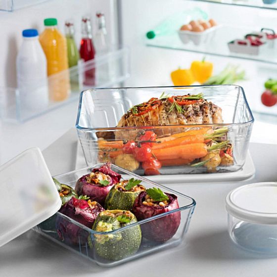 Форма для запекания и выпечки с крышкой COOK&amp;lt;(&amp;gt;&amp;&amp;lt;)&amp;gt;FREEZ 2.6л 24x19x8см прямоугольная