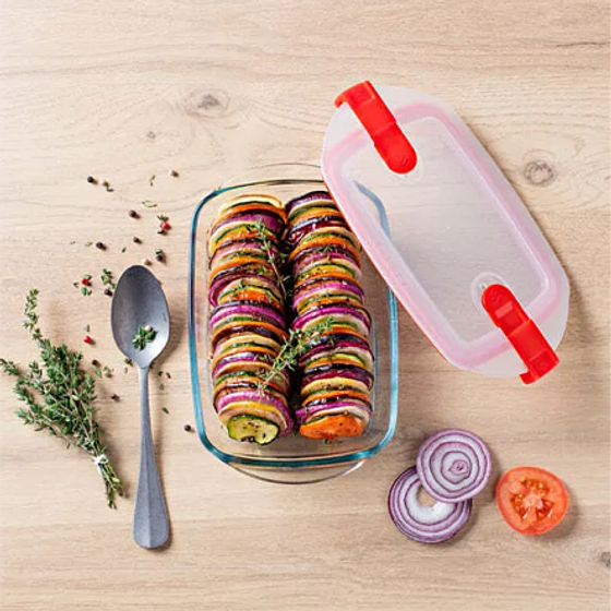 Блюдо COOK&amp;HEAT 1л 20х18х7см с крышкой